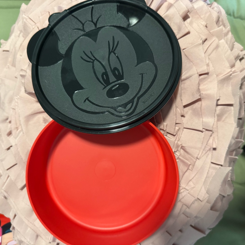 Disney Mickey Mouse Red and Black Bowl
